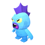 Fish Man Blue